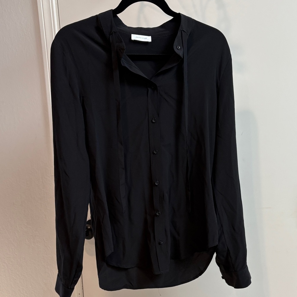 ANINE BING Silk Blouse